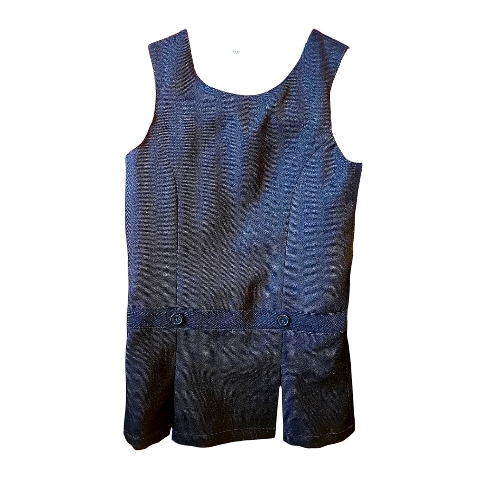 Tommy Hilfiger Girls Navy Pleated Jumper Dress Size 5 Regular – School Uniform S